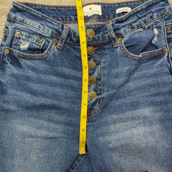 True Craft Slim Straight Jeans Size 6 - Picture 4 of 6
